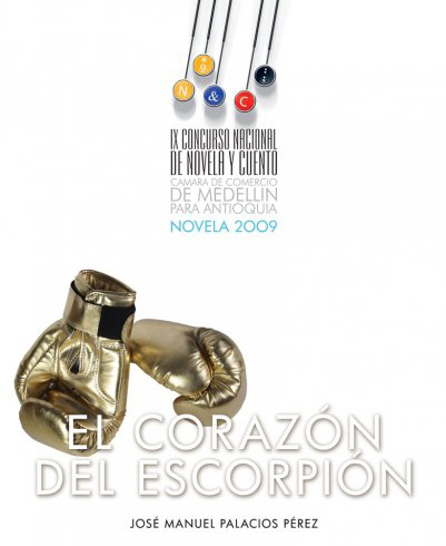 Carátula de la novela Corazón del escorpión. (Cortesía de José Manuel Palacios)