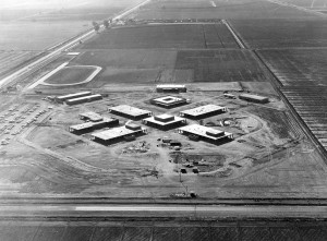 Aerial view of Imperial Valley College in 1959