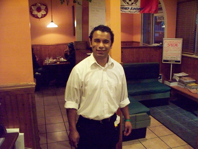 Javier Martínez Vargas, a waiter at El Matador in Johnson City, prefers the word ‘Latino’ to ‘Hispanic.’ (Max Hrenda/Courtesy of etsujournalist.com)