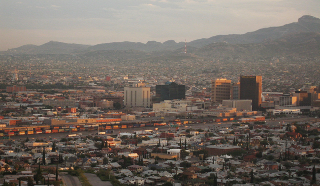 A view of Downtown El Paso (Borderzine.com)