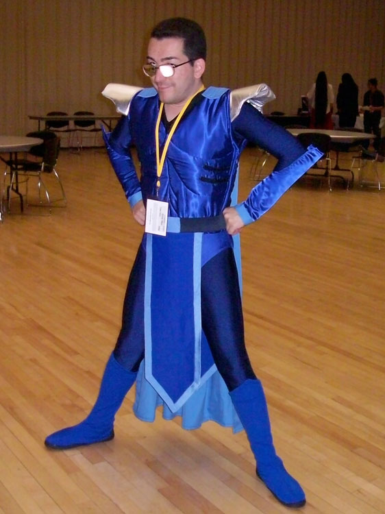 Ruben Rascon III, dress as his original character “Sonic Man”, won the Judge's Pick award at this year's Las Cruces Anime Day. (Photo courtesy of Alicia Nicole Bracken)