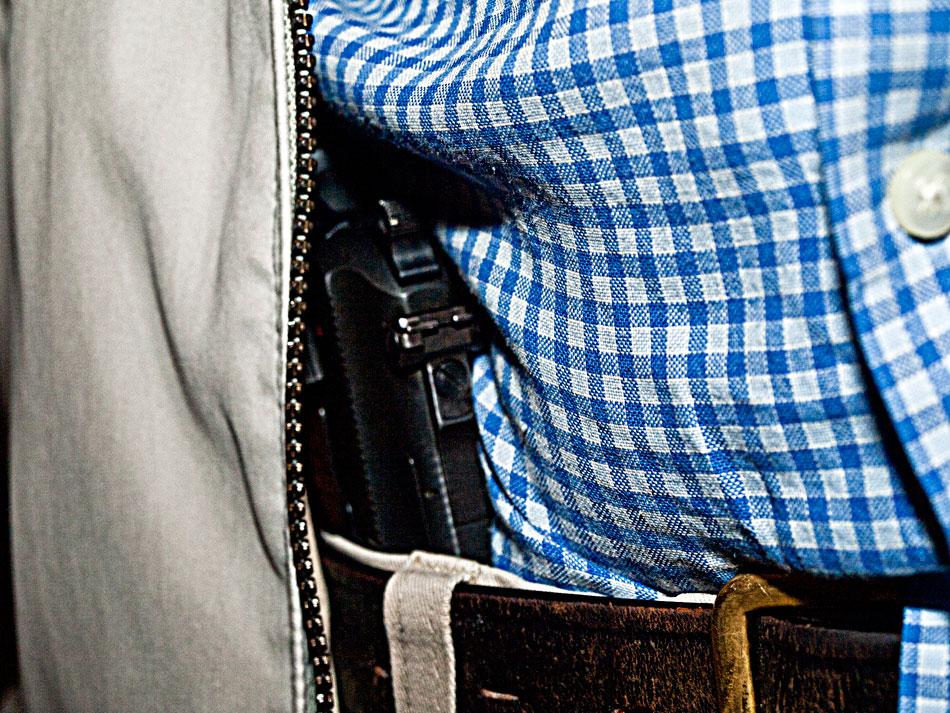 Concealed weapons on campus. Do you agree? (Robert Brown/Borderzine)