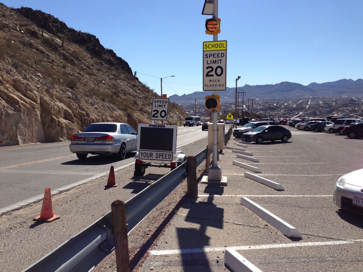 There were 18 accidents at speed zones in El Paso in 2012. (Joshua Gutierrez/Borderzine.com)