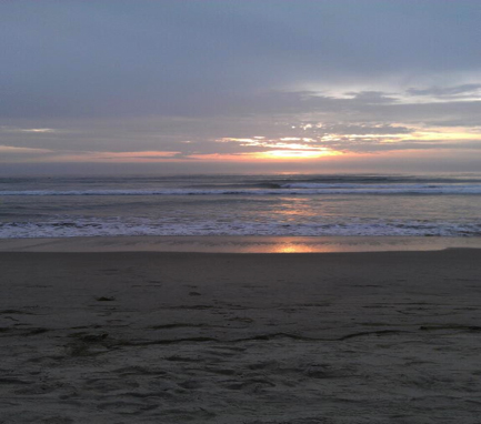 The Cailfornia Beach at sunset. (Courtesy of Stacie Aguilar)