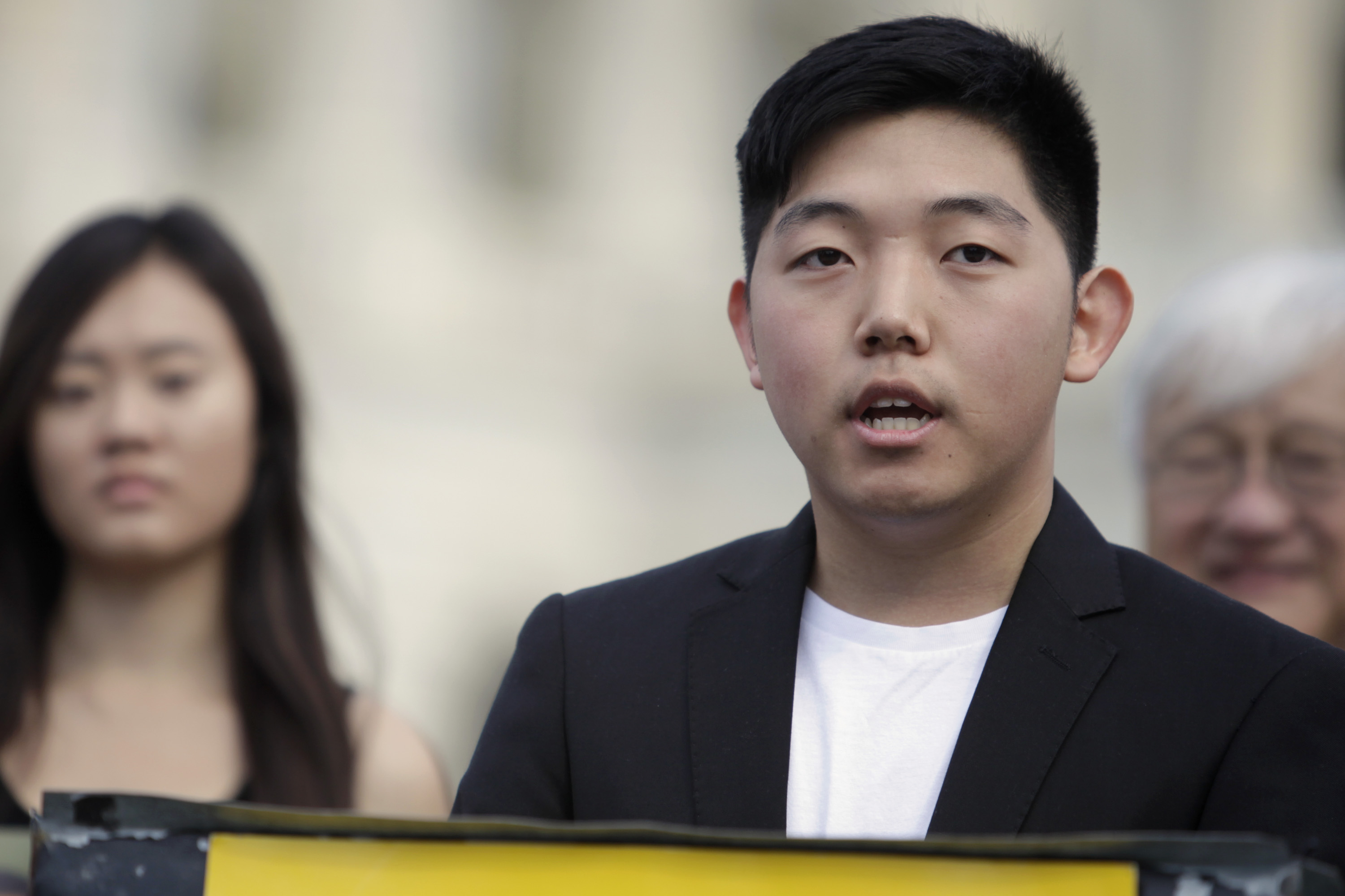Simon Jun, an undocumented student and DREAM rider, speaks publicly for the first time about his situation. He says that Congress needs to pass immigration reform for the families living in the shadows. (Rob Denton/SHFWire)