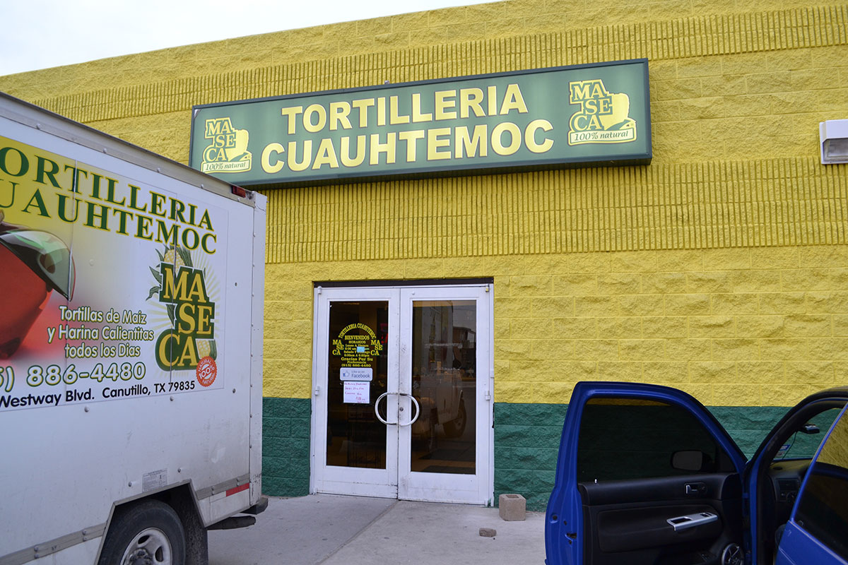 Tortillería Cuauhtémoc. (Estefany Galindo/Borderzine.com)