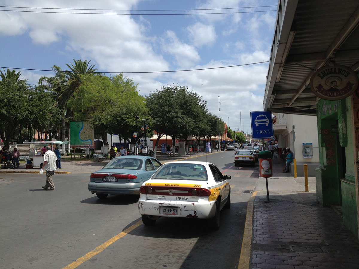 Downtown Nuevo Laredo, Tamaulipas is a ghost town compared to its former self. (Sergio Chapa/Borderzine.com)