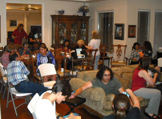 The local Bahá'í Faith community consists of multicultural, multiethnic group of devotees. (Thomas W Chellis/Borderzine.com)