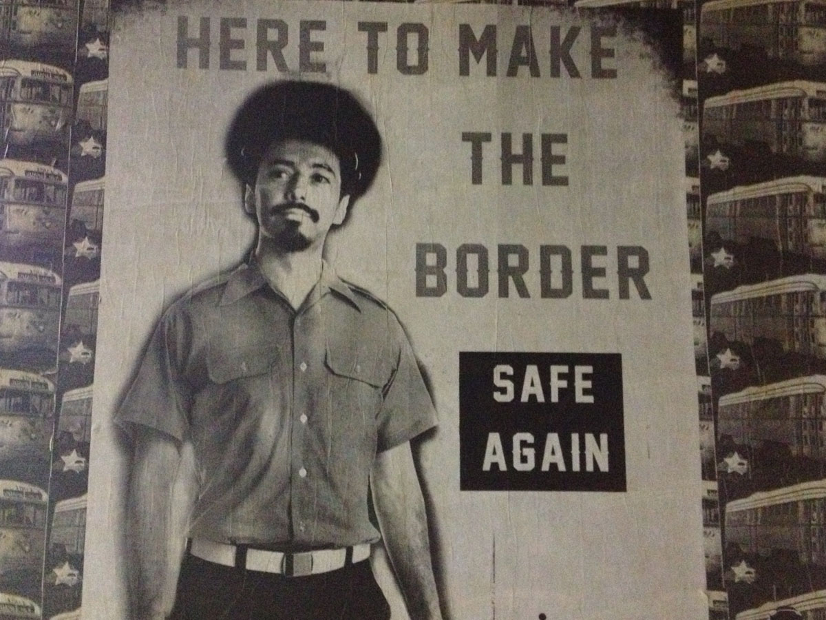 Here to make the border safe again. (Sergio Chapa/Borderzine.com)