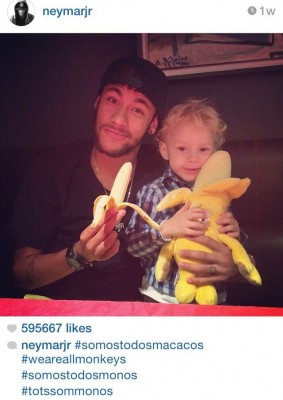 Neymar Posts Selfie With Son