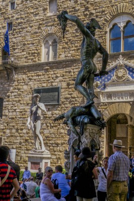 Perseo and Medusa at the Medici Ricardi Palace in Florence. Photo credit: David Smith-Soto.