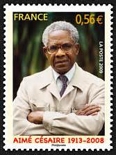 Most Americans might not have heard of Martinican leader Aimé Cesaire, but even his former adversary France today honors him with a postage stamp.