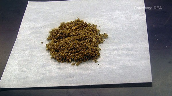 Synthetic marijuana. Photo courtesy DEA.