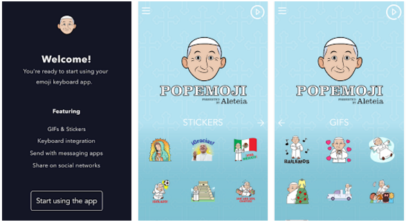 Pope-emoji-app