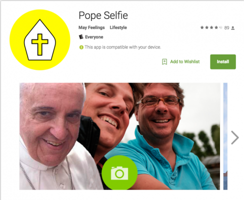 Pope-Selfie-App