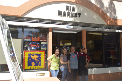 Ria Market owners, the De La Torre Family, from left: Irma, Rosa, Juan and Jorge De La Torre. Photo by Jackie Ortiz, Journalism in July.