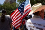Several other human rights organization were also present at San Jacinto Plaza. (Dolores Dorado/Borderzine.com)