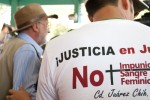 "Justice in Juarez. No more impunity, blood, femenicides." (Lourdes Cueva Chacón/Borderzine.com)