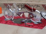 Vintage bikes by members of EPT Cruising were part of the show. (Cassandra Morril/Borderzine.com)