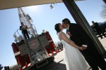 Our first kiss as husband and wife on February 14, 2010. (Photo by Fernie Castillo and Mark Lambie.)