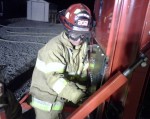 Me during training on forcible entry and how to use a K-Tool in 2009. (Photo courtesy of Pink Rivera.)