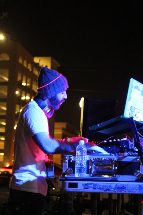Local DJ Amer and Co-Founder of Project Freedom. (Meili Bettina Robles/Borderzine.com)
