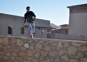 George Hinojosa practices Parkour because he believes it is useful in everyday life. (Alejandro Alba/Borderzine.com)