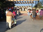 A Christian sect holds an afternoon service in Ciudad Acuña's main plaza.(Sergio Chapa/Borderzine.com)