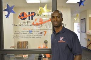 Ebenezer Anom is one of about just one hundred students from Africa at UTEP. (Vianey Alderete/Borderzine.com)