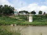 A sewage plant along the Rio Grande River in Nuevo Laredo, Tamaulipas. (Sergio Chapa/Borderzine.com)
