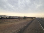This train runs parallel to U.S. Highway 90 west of Marfa. (Sergio Chapa/Borderzine.com)