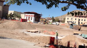 Centennial Plaza will be located in the middle of UTEP campus and includes a Lhakhang, a gift from the Kingdom of Bhutan. (Nora Rausch/Borderzine.com)