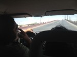 Driving around Ciudad Jarez. (Sergio Chapa/Borderzine.com)
