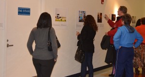 Voices and Images of Migrant Women, exhibit opened at the end of January at Centro De Salud Familiar La Fe's Cultural Center in El Paso. (Christy Ruby/Borderzine.com)