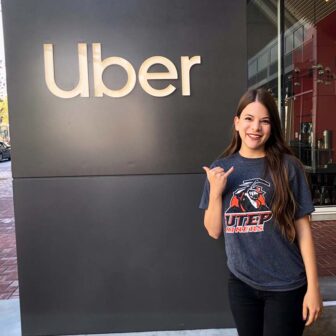 Montserrat Molina will be a returning intern with Uber this summer 2021.